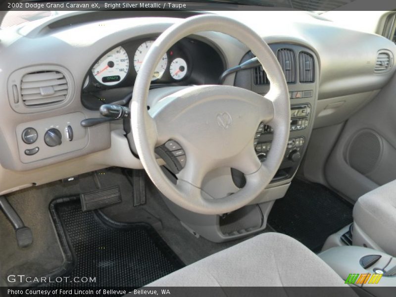 Dashboard of 2002 Grand Caravan eX