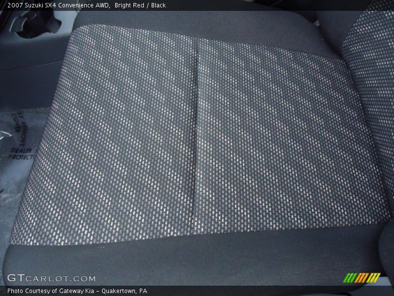 Bright Red / Black 2007 Suzuki SX4 Convenience AWD