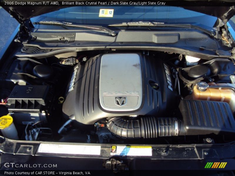 Brilliant Black Crystal Pearl / Dark Slate Gray/Light Slate Gray 2006 Dodge Magnum R/T AWD
