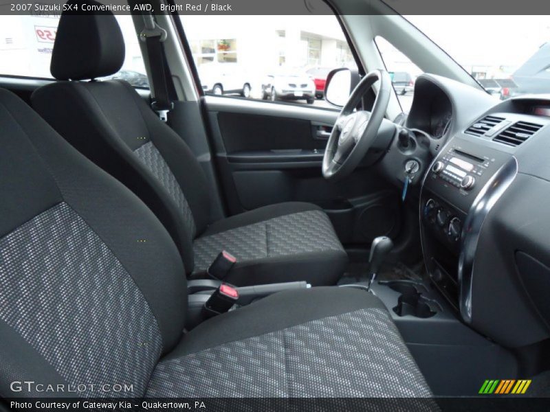 Bright Red / Black 2007 Suzuki SX4 Convenience AWD