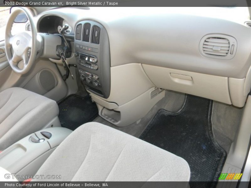 Dashboard of 2002 Grand Caravan eX