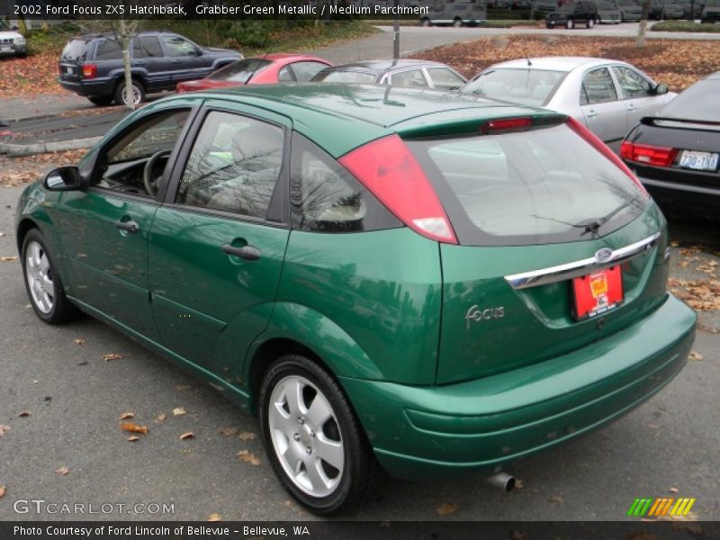 Grabber Green Metallic / Medium Parchment 2002 Ford Focus ZX5 Hatchback