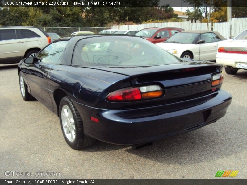  2000 Camaro Z28 Coupe Navy Blue Metallic
