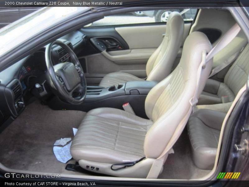  2000 Camaro Z28 Coupe Neutral Interior