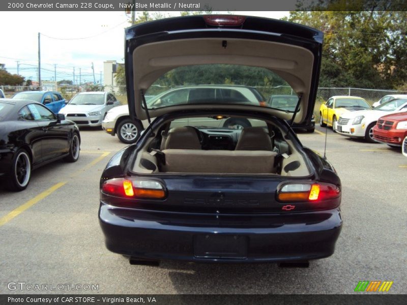  2000 Camaro Z28 Coupe Trunk