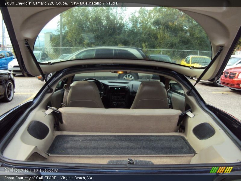  2000 Camaro Z28 Coupe Trunk