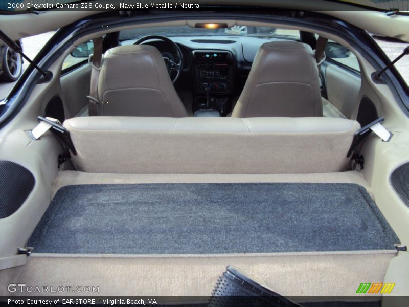  2000 Camaro Z28 Coupe Trunk
