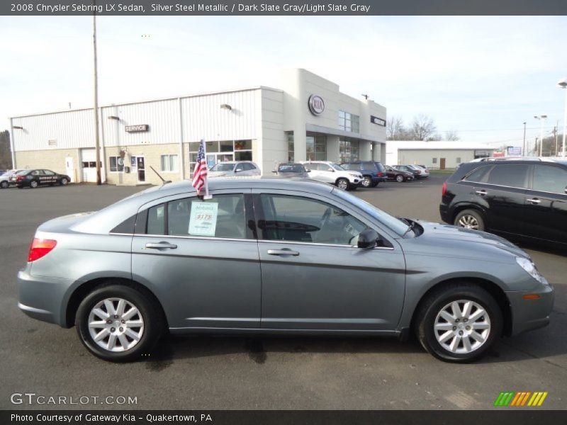 Silver Steel Metallic / Dark Slate Gray/Light Slate Gray 2008 Chrysler Sebring LX Sedan
