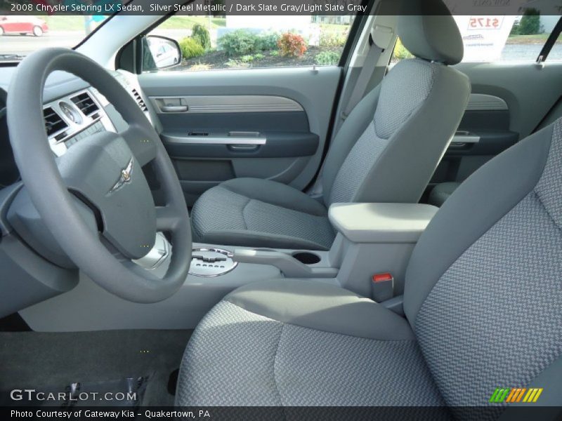 Silver Steel Metallic / Dark Slate Gray/Light Slate Gray 2008 Chrysler Sebring LX Sedan