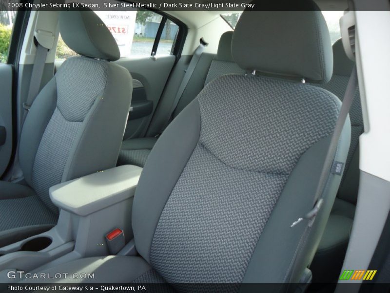 Silver Steel Metallic / Dark Slate Gray/Light Slate Gray 2008 Chrysler Sebring LX Sedan