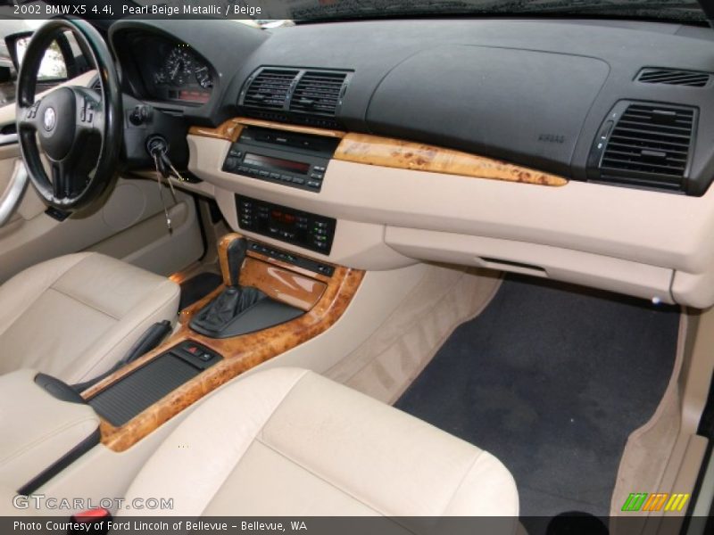 Pearl Beige Metallic / Beige 2002 BMW X5 4.4i