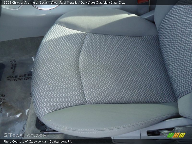 Silver Steel Metallic / Dark Slate Gray/Light Slate Gray 2008 Chrysler Sebring LX Sedan