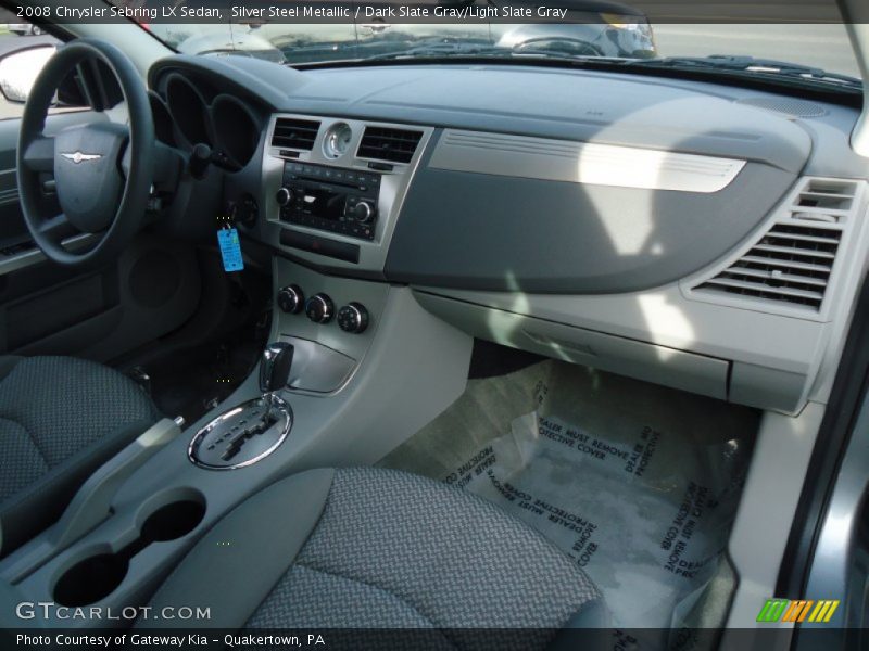 Silver Steel Metallic / Dark Slate Gray/Light Slate Gray 2008 Chrysler Sebring LX Sedan