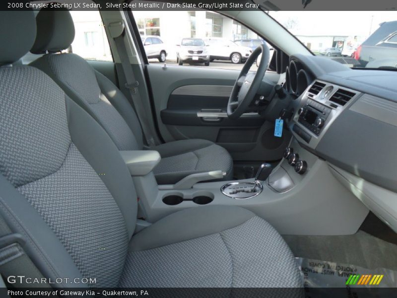 Silver Steel Metallic / Dark Slate Gray/Light Slate Gray 2008 Chrysler Sebring LX Sedan
