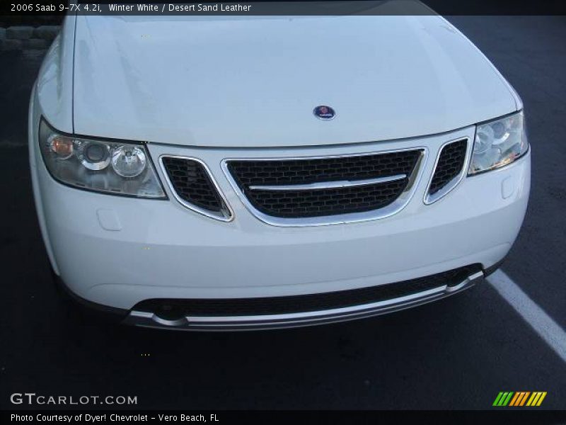 Winter White / Desert Sand Leather 2006 Saab 9-7X 4.2i