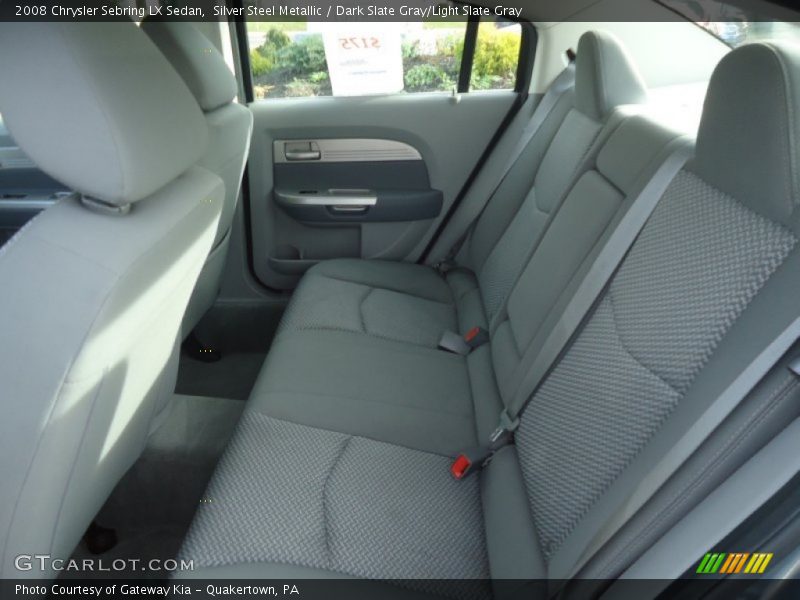 Silver Steel Metallic / Dark Slate Gray/Light Slate Gray 2008 Chrysler Sebring LX Sedan