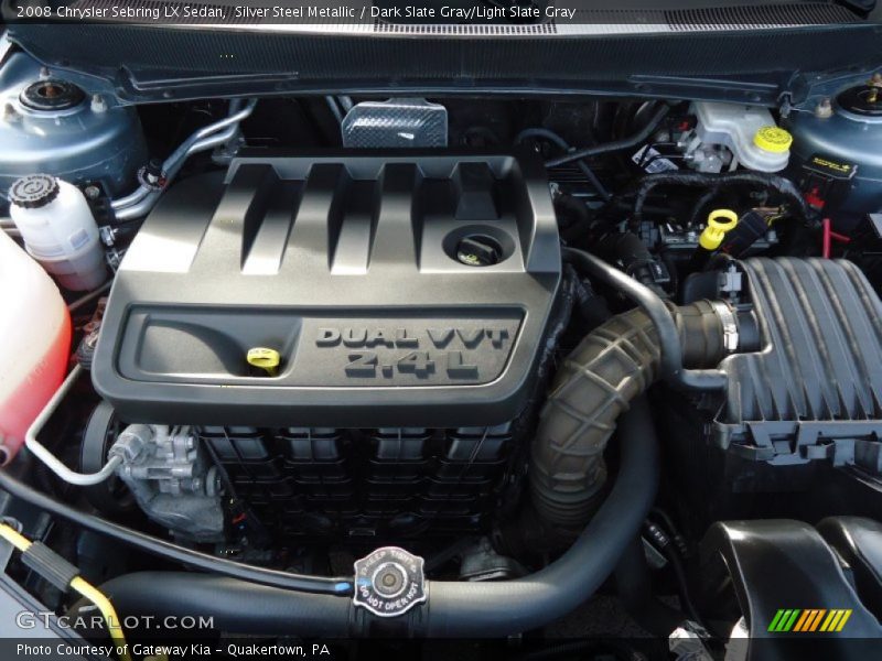 Silver Steel Metallic / Dark Slate Gray/Light Slate Gray 2008 Chrysler Sebring LX Sedan