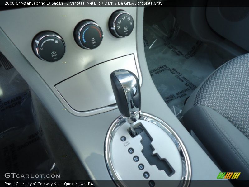 Silver Steel Metallic / Dark Slate Gray/Light Slate Gray 2008 Chrysler Sebring LX Sedan