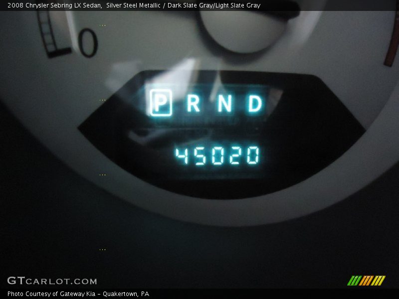 Silver Steel Metallic / Dark Slate Gray/Light Slate Gray 2008 Chrysler Sebring LX Sedan