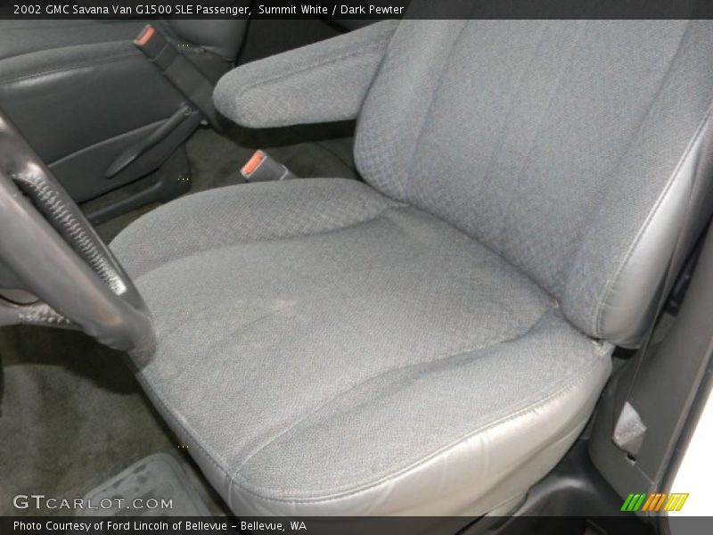 Summit White / Dark Pewter 2002 GMC Savana Van G1500 SLE Passenger