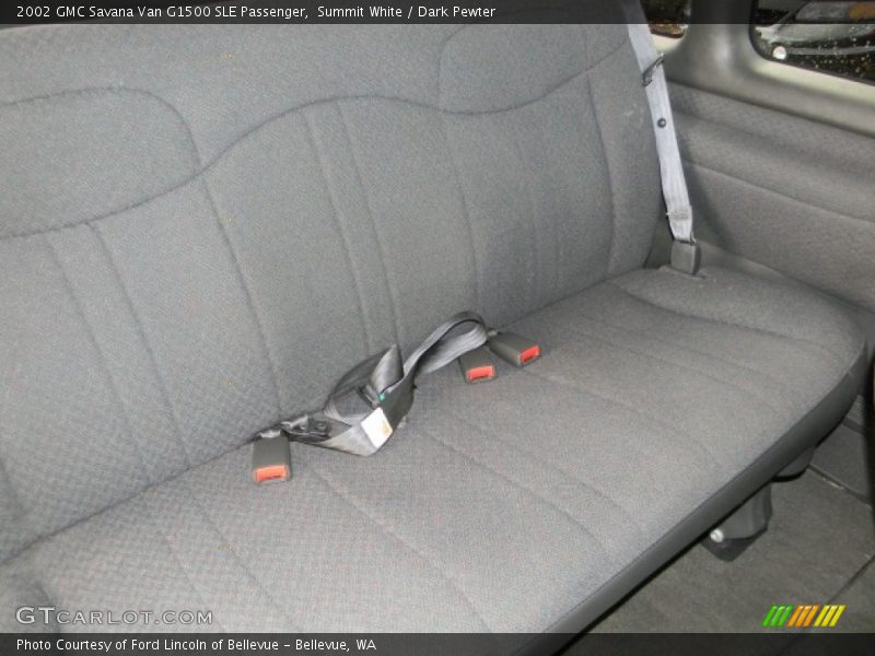 Summit White / Dark Pewter 2002 GMC Savana Van G1500 SLE Passenger