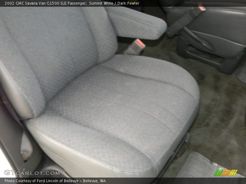 Summit White / Dark Pewter 2002 GMC Savana Van G1500 SLE Passenger