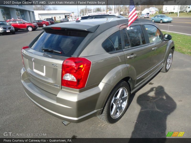 Light Khaki Metallic / Pastel Pebble Beige 2007 Dodge Caliber R/T AWD