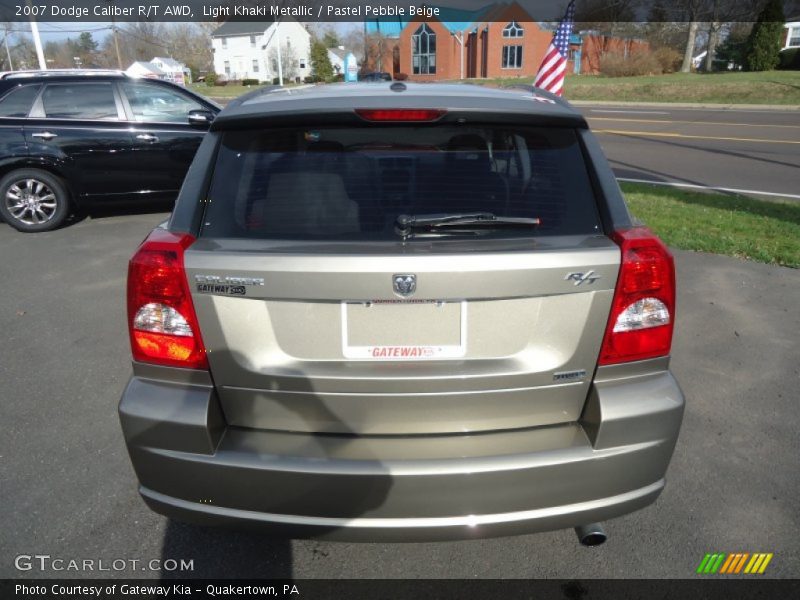 Light Khaki Metallic / Pastel Pebble Beige 2007 Dodge Caliber R/T AWD