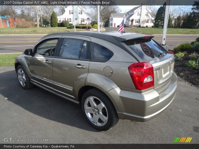 Light Khaki Metallic / Pastel Pebble Beige 2007 Dodge Caliber R/T AWD
