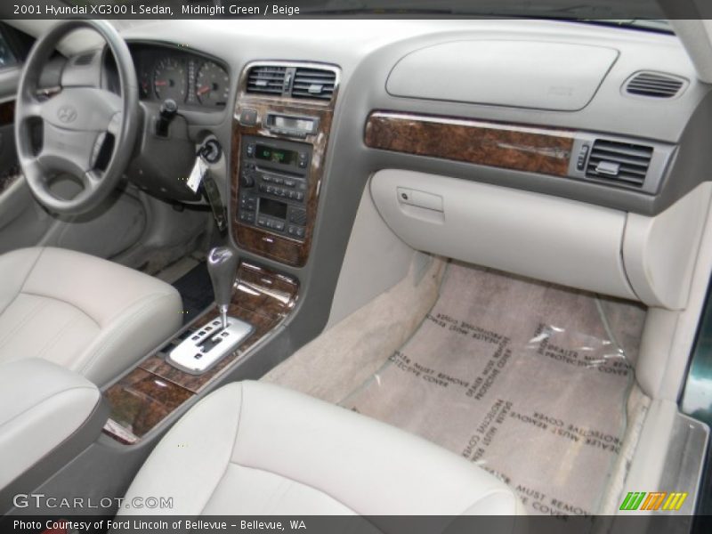 Midnight Green / Beige 2001 Hyundai XG300 L Sedan