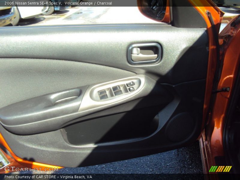 Volcanic Orange / Charcoal 2006 Nissan Sentra SE-R Spec V