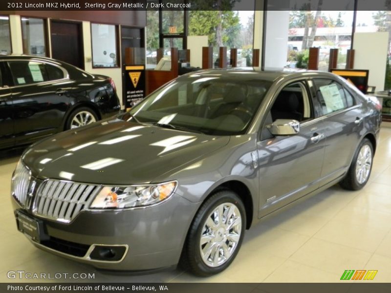 Sterling Gray Metallic / Dark Charcoal 2012 Lincoln MKZ Hybrid