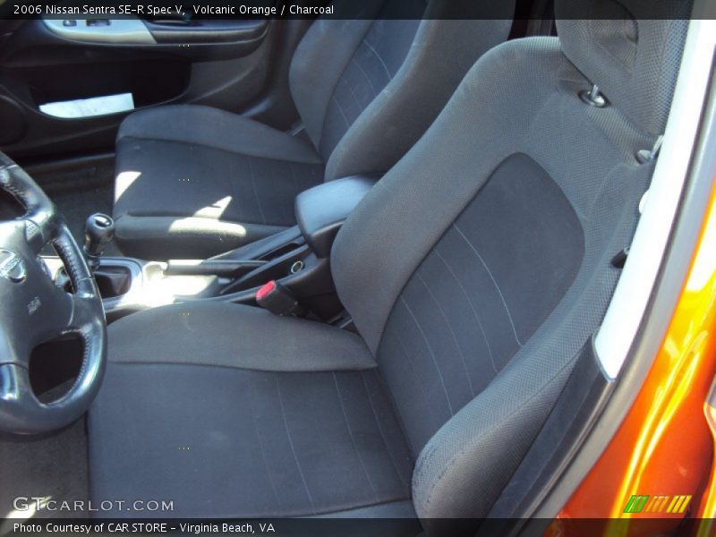 Volcanic Orange / Charcoal 2006 Nissan Sentra SE-R Spec V