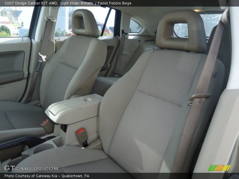 Light Khaki Metallic / Pastel Pebble Beige 2007 Dodge Caliber R/T AWD