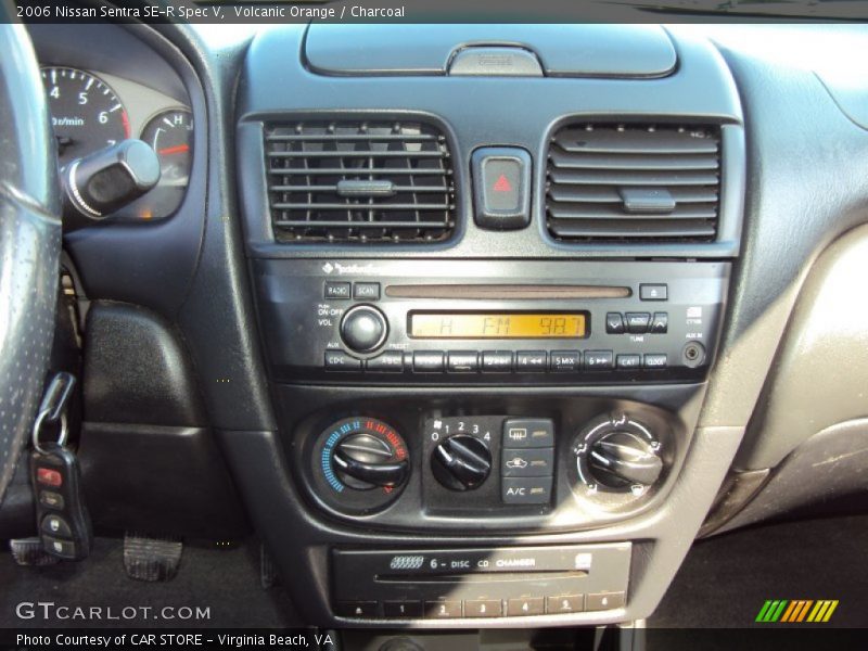 Volcanic Orange / Charcoal 2006 Nissan Sentra SE-R Spec V