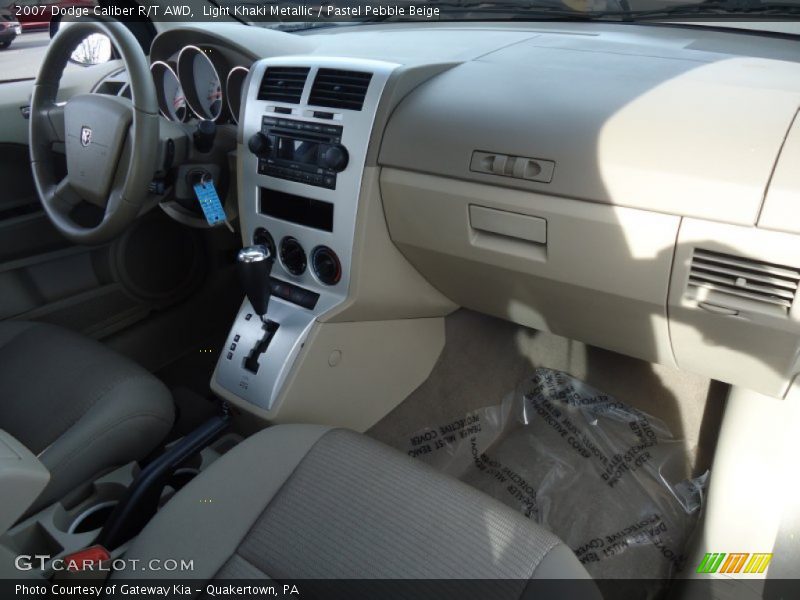 Light Khaki Metallic / Pastel Pebble Beige 2007 Dodge Caliber R/T AWD