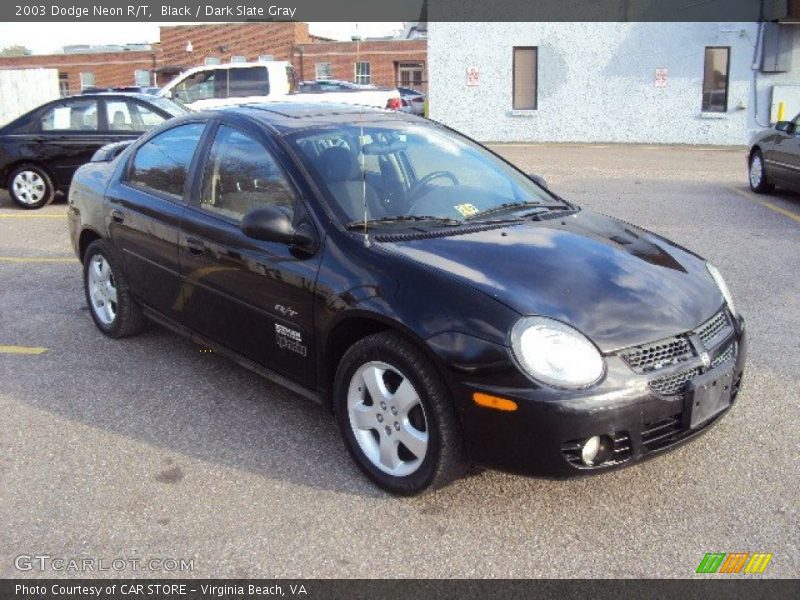 Black / Dark Slate Gray 2003 Dodge Neon R/T