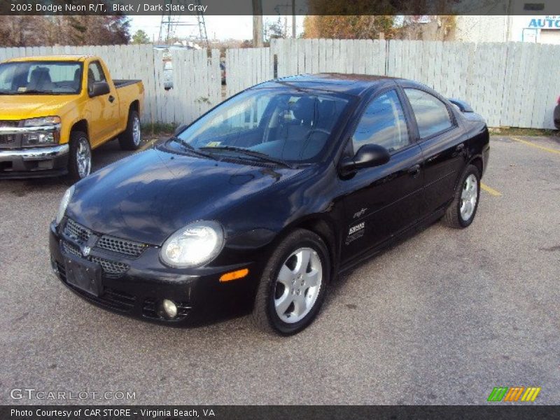 Black / Dark Slate Gray 2003 Dodge Neon R/T