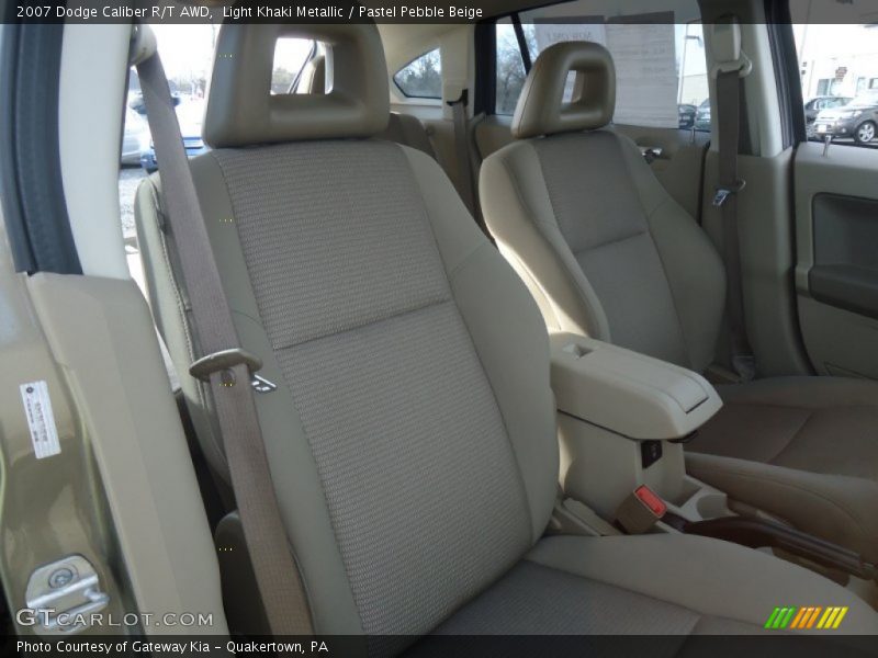 Light Khaki Metallic / Pastel Pebble Beige 2007 Dodge Caliber R/T AWD