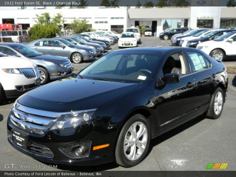 Black / Charcoal Black 2012 Ford Fusion SE