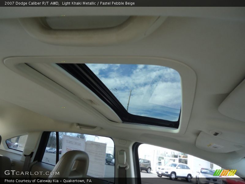 Light Khaki Metallic / Pastel Pebble Beige 2007 Dodge Caliber R/T AWD