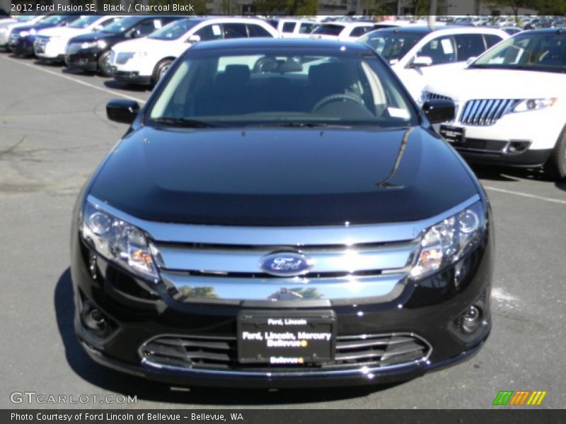 Black / Charcoal Black 2012 Ford Fusion SE