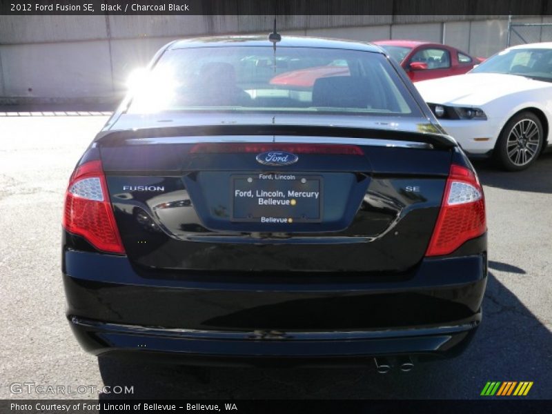 Black / Charcoal Black 2012 Ford Fusion SE