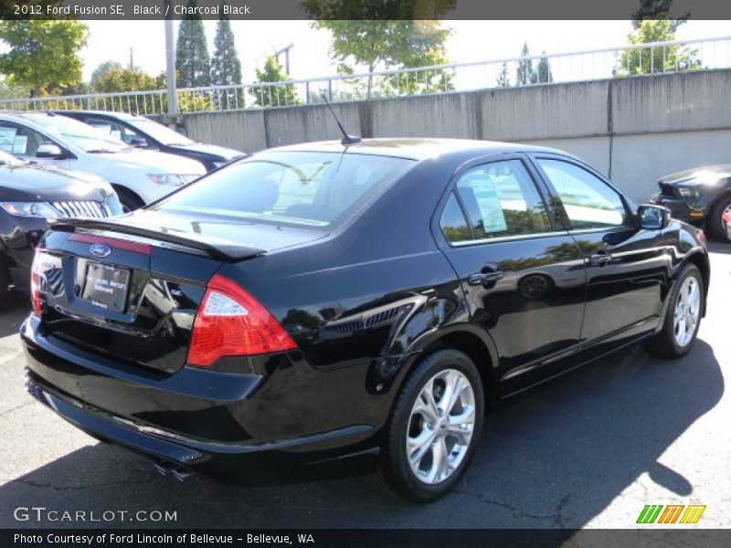 Black / Charcoal Black 2012 Ford Fusion SE