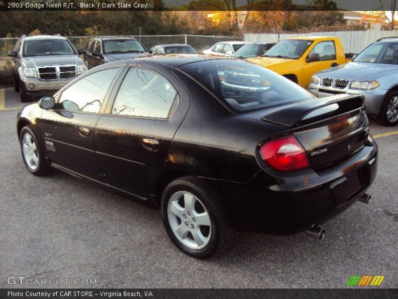 Black / Dark Slate Gray 2003 Dodge Neon R/T
