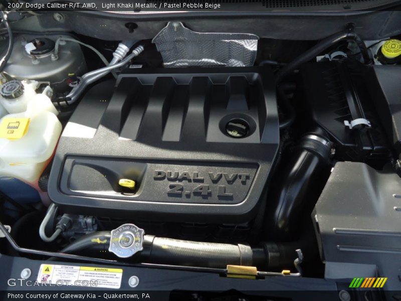 Light Khaki Metallic / Pastel Pebble Beige 2007 Dodge Caliber R/T AWD