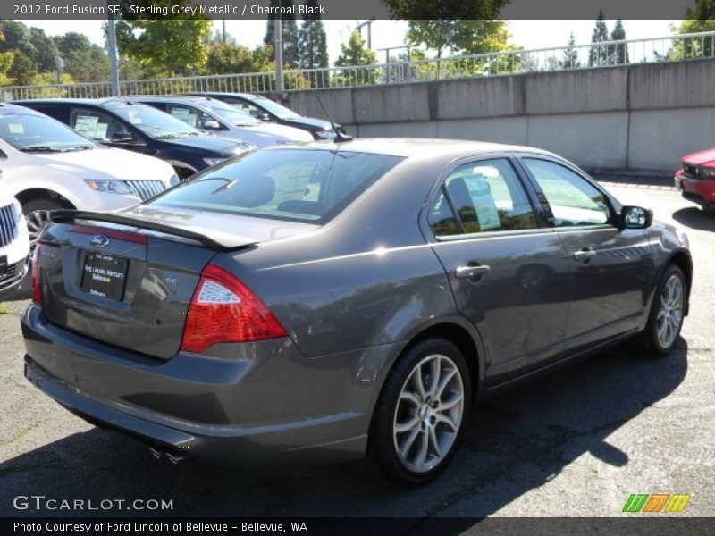 Sterling Grey Metallic / Charcoal Black 2012 Ford Fusion SE