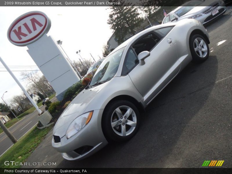 Quicksilver Pearl / Dark Charcoal 2009 Mitsubishi Eclipse GS Coupe