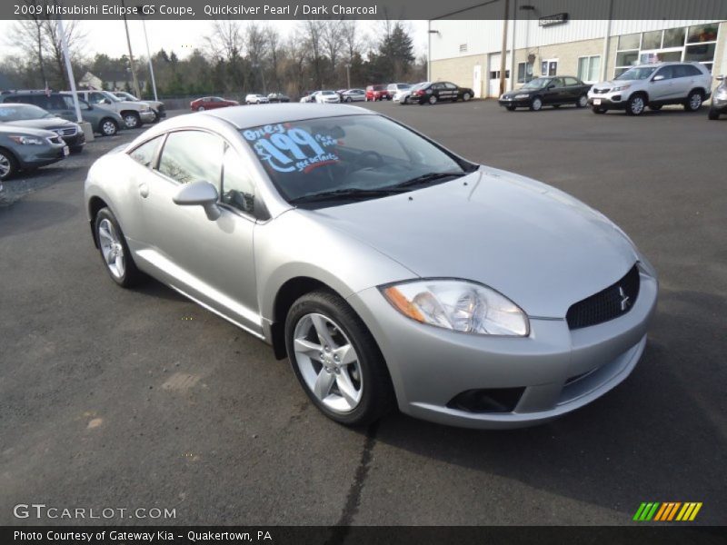 Quicksilver Pearl / Dark Charcoal 2009 Mitsubishi Eclipse GS Coupe