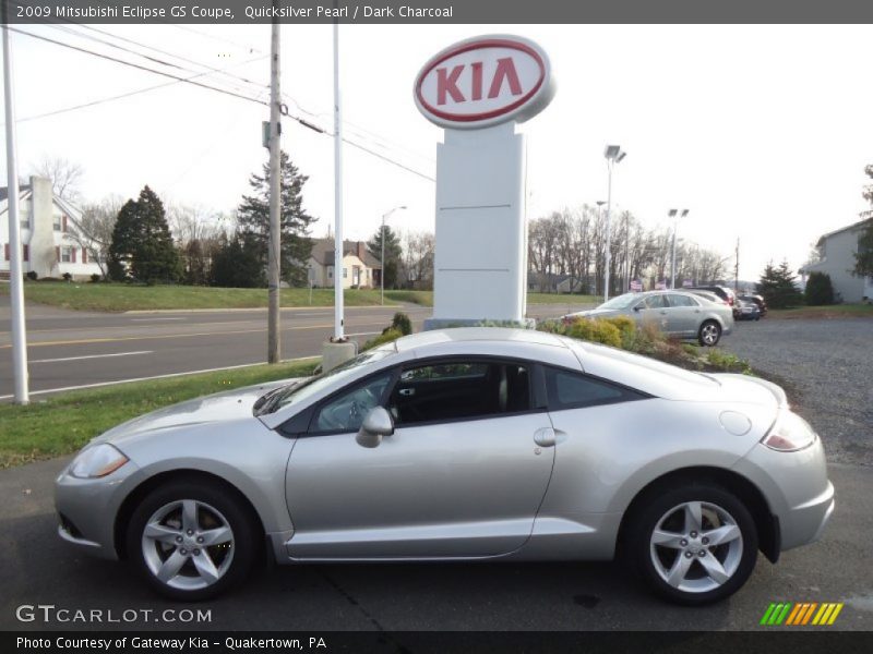 Quicksilver Pearl / Dark Charcoal 2009 Mitsubishi Eclipse GS Coupe